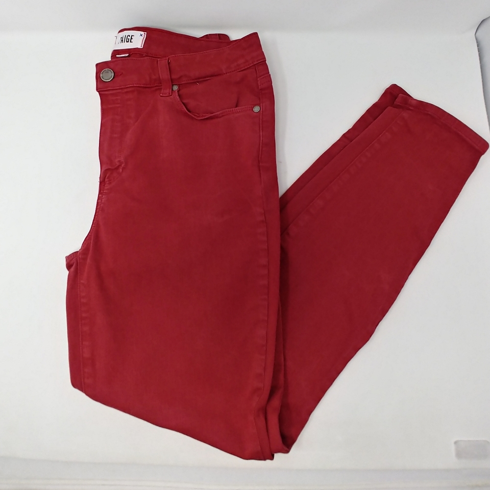 Paige Jeans Verdugo Ankle Red Women Sz. 31
